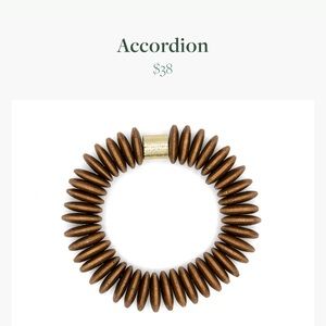 Accordion bracelet espacio pop up